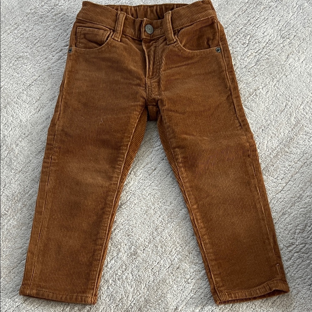 GAP Kids Corduroy Slim Pants in Tan
